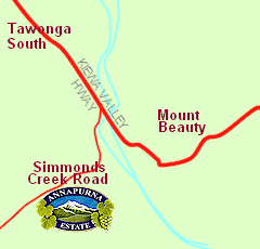 Location map Annapurna Estate